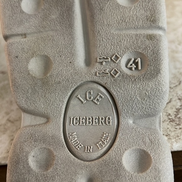 Iceberg Ice Pool Sliders Made in Italy Unisex Sandals - Picture 7 of 8